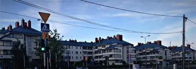 Budynek, w którym mieści się apartament