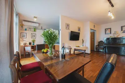 Telewizja i/lub zestaw kina domowego w obiekcie Westfield Arkadia P&O Serviced Apartments
