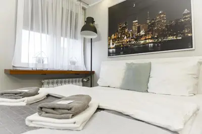 Łóżko lub łóżka w pokoju w obiekcie Sleep4you Apartamenty Centrum