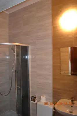 Łazienka w obiekcie Hotelik Karter