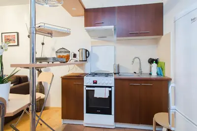 Kuchnia lub aneks kuchenny w obiekcie ShortStayPoland Graniczna (B6)