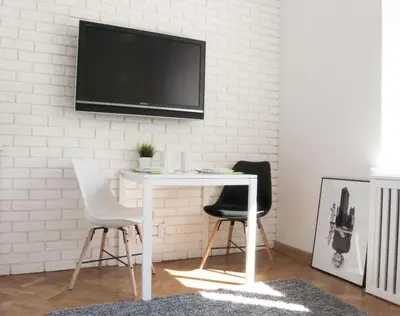 Telewizja i/lub zestaw kina domowego w obiekcie Studio in heart of Warsaw