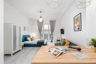 Część wypoczynkowa w obiekcie Palm Aparts Warsaw