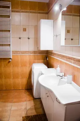 Łazienka w obiekcie Apartament Parkowy Chodkiewicza