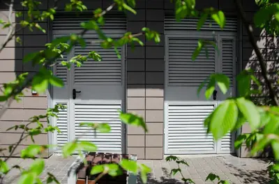 Budynek, w którym mieści się apartament