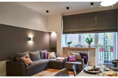 Część wypoczynkowa w obiekcie Kredytowa Warsaw Apartment