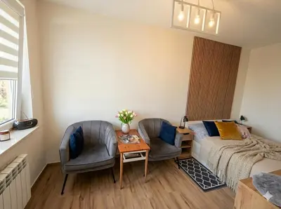 Część wypoczynkowa w obiekcie Zenhouse apartament Warszawa Ursynów, Mokotów wynajem krótkoterminowy, noclegi