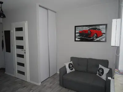 Część wypoczynkowa w obiekcie Zenhouse apartament Warszawa Ursynów, Mokotów wynajem krótkoterminowy, noclegi