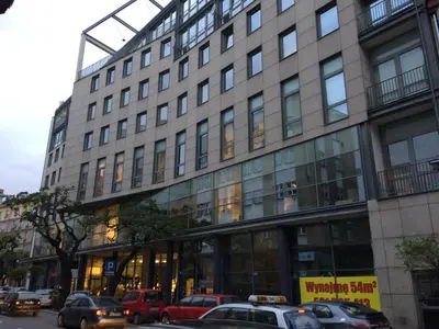 Budynek, w którym mieści się apartament