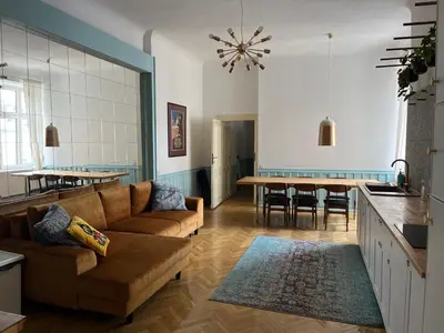 Część wypoczynkowa w obiekcie 4th Floor Bed and Breakfast