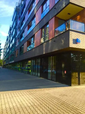Budynek, w którym mieści się apartament