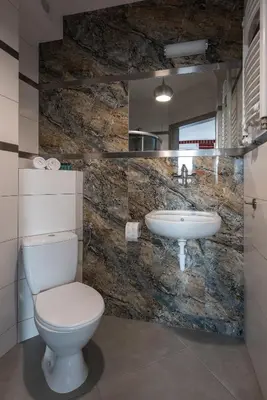 Łazienka w obiekcie Magnetic apartment Jerozolimskie B