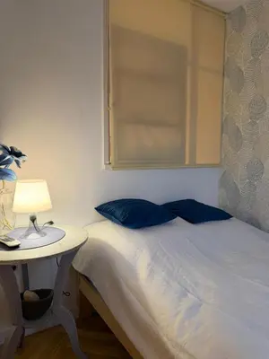 Łóżko lub łóżka w pokoju w obiekcie Słoneczny Apartament Polna 30 - Centrum