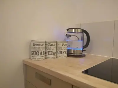 Zestaw do parzenia kawy i herbaty w obiekcie Studio Iwicka