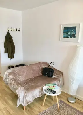 Część wypoczynkowa w obiekcie Apartament MetroMarymont