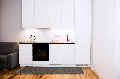 Kuchnia lub aneks kuchenny w obiekcie Apartamenty Grażyna Słodowiec