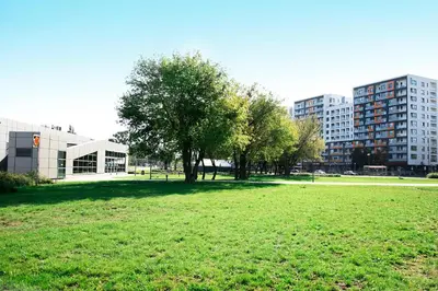 Budynek, w którym mieści się apartament