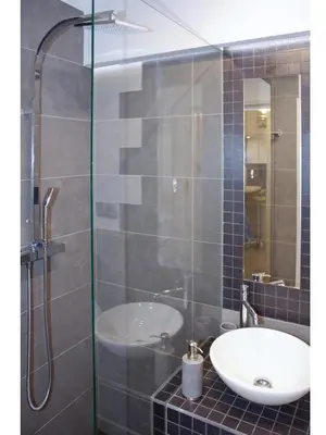 Łazienka w obiekcie Srebrna Warsaw Apartment