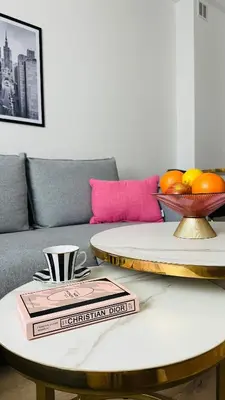 Część wypoczynkowa w obiekcie Apartament Plac Zbawiciela