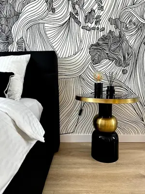 Łóżko lub łóżka w pokoju w obiekcie Apartament Plac Zbawiciela