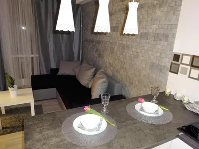 Część wypoczynkowa w obiekcie Apartament Junior
