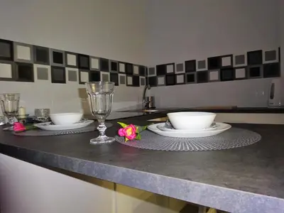 Kuchnia lub aneks kuchenny w obiekcie Apartament Junior
