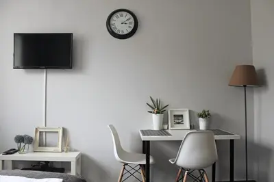 Telewizja i/lub zestaw kina domowego w obiekcie Noctis Apartment Nowogrodzka