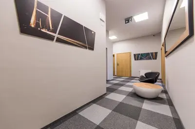 Telewizja i/lub zestaw kina domowego w obiekcie Waw Hotel Airport Okęcie