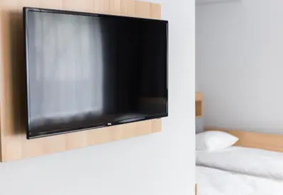 Telewizja i/lub zestaw kina domowego w obiekcie Waw Hotel Airport Okęcie