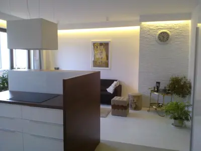Kuchnia lub aneks kuchenny w obiekcie Luxury Apartment - Hoza 55