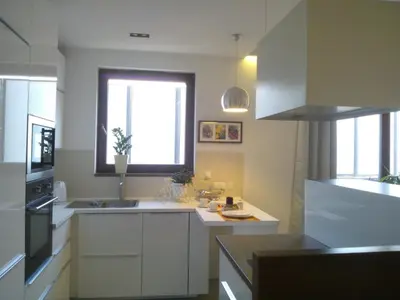 Kuchnia lub aneks kuchenny w obiekcie Luxury Apartment - Hoza 55