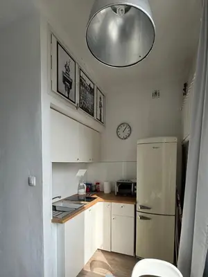 Kuchnia lub aneks kuchenny w obiekcie Apartament przy Rotundzie
