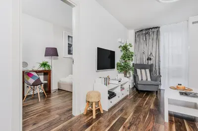 Telewizja i/lub zestaw kina domowego w obiekcie P&O Apartments Plac Grzybowski
