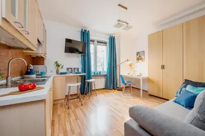 Kuchnia lub aneks kuchenny w obiekcie P&O Apartments Waszyngtona