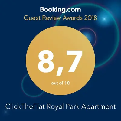 Certyfikat, podpis lub inny dokument wystawiony w obiekcie ClickTheFlat Royal Park Apart Rooms
