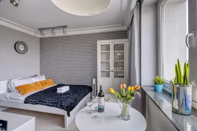 Łóżko lub łóżka w pokoju w obiekcie Little Home Apartments