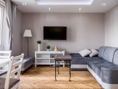 Część wypoczynkowa w obiekcie Little Home Apartments