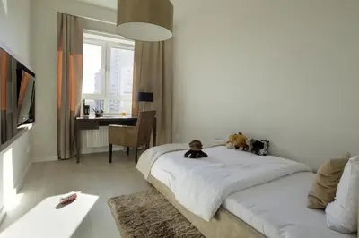 Telewizja i/lub zestaw kina domowego w obiekcie Platinum Residence