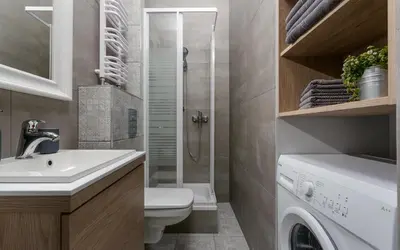 Łazienka w obiekcie Chill Apartments Jana Kazimierza