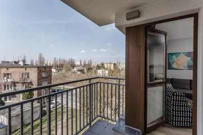 Balkon lub taras w obiekcie Chill Apartments Jana Kazimierza
