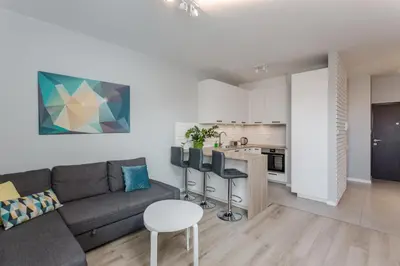 Kuchnia lub aneks kuchenny w obiekcie Chill Apartments Jana Kazimierza