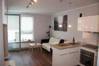 Kuchnia lub aneks kuchenny w obiekcie Apartament Garazowa 5