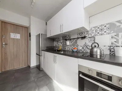 Kuchnia lub aneks kuchenny w obiekcie Bagno Cozy Studio