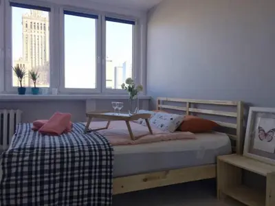 Łóżko lub łóżka w pokoju w obiekcie Bagno Cozy Studio