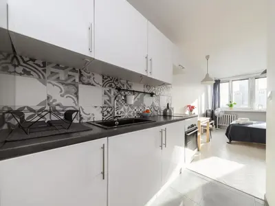 Kuchnia lub aneks kuchenny w obiekcie Bagno Cozy Studio
