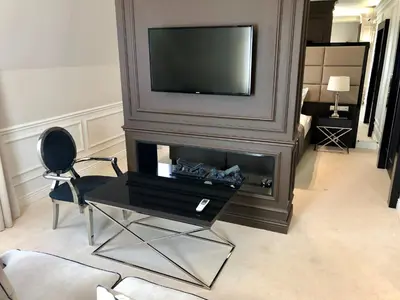Telewizja i/lub zestaw kina domowego w obiekcie Hotel Mansor