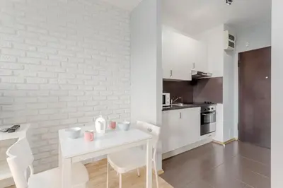 Kuchnia lub aneks kuchenny w obiekcie Chill Apartments Studio
