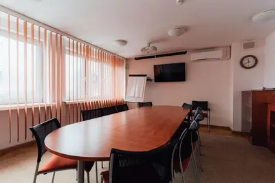 Telewizja i/lub zestaw kina domowego w obiekcie Hotel Logos