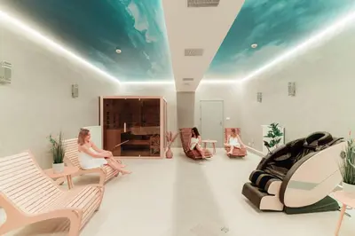 Część wypoczynkowa w obiekcie Hotel Logos