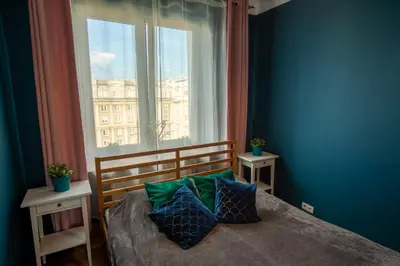 Łóżko lub łóżka w pokoju w obiekcie Apartament Eliza